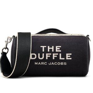 NWT! Marc Jacobs The Jacquard Duffle bag -Black Canvas